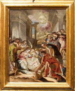 Anbetung der Hirten, Girolamo Siciolante, genannt da Sermoneta (1521 - 1575)
